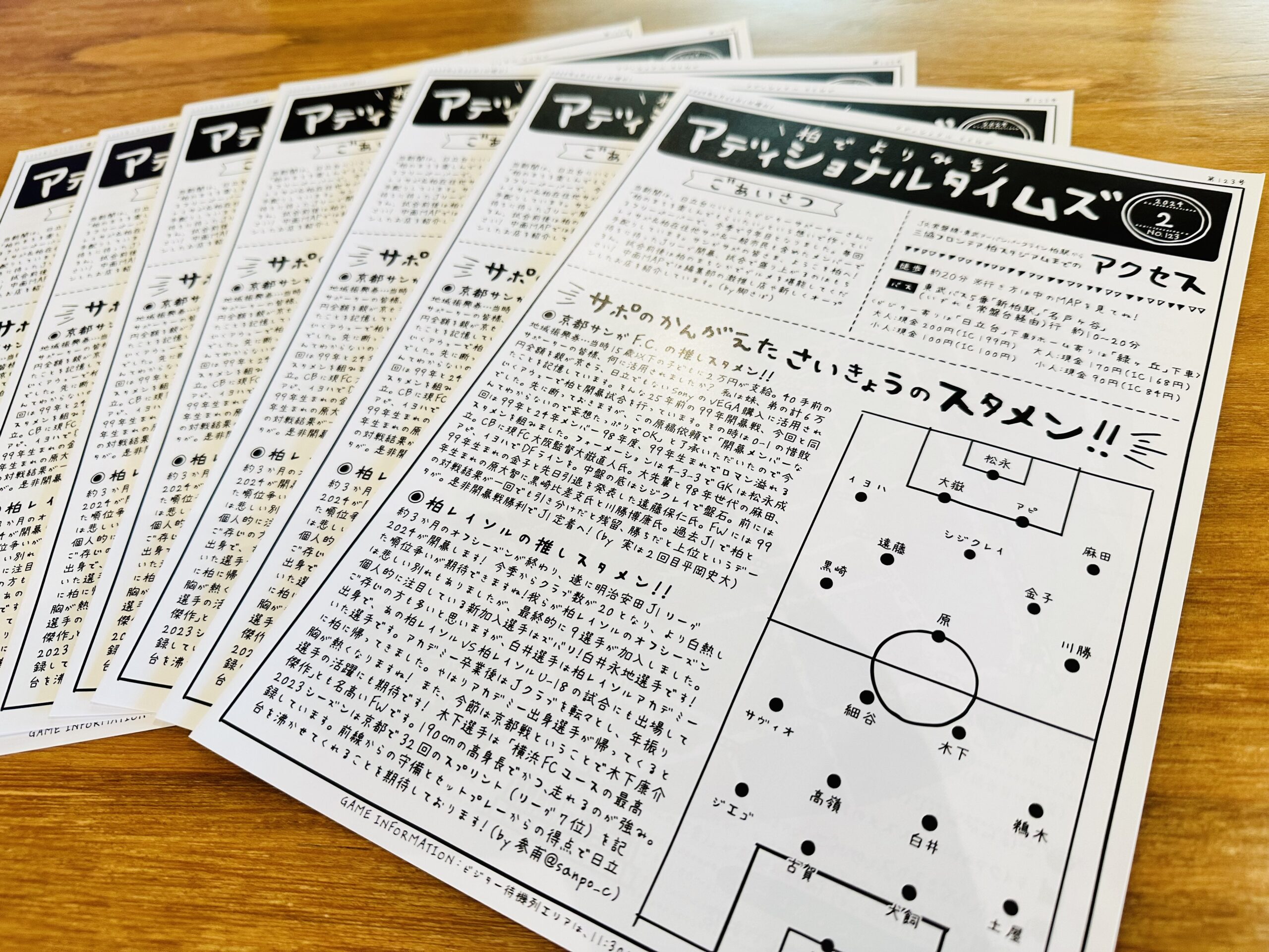 フリーペーパーとSNS投稿のビジュアル